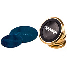 Держатель телефона магнитный на панель SKYWAY металл круглый Золотой