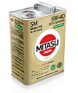 Масло моторное MITASU MOLY-TRIMER SM/CF 5W-40  4л синтетическое для бензиновых двигателей MJ-M12/4