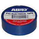 "ABRO" Изолента ПВХ  19мм x 9.1м.синяя