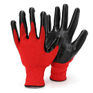 *Перчатки прорезиненные красные с черным (SP-3, XL)