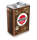 Масло моторное MITASU GOLD PAO SN  0W-30  4л синтетическое для бензиновых двигателей MJ-103/4