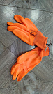 *Перчатки обрезин. нейлон. оранжевые