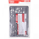 SKYWAY Рамка для номера с защелкой 290х170 ГОСТ серая без надписи